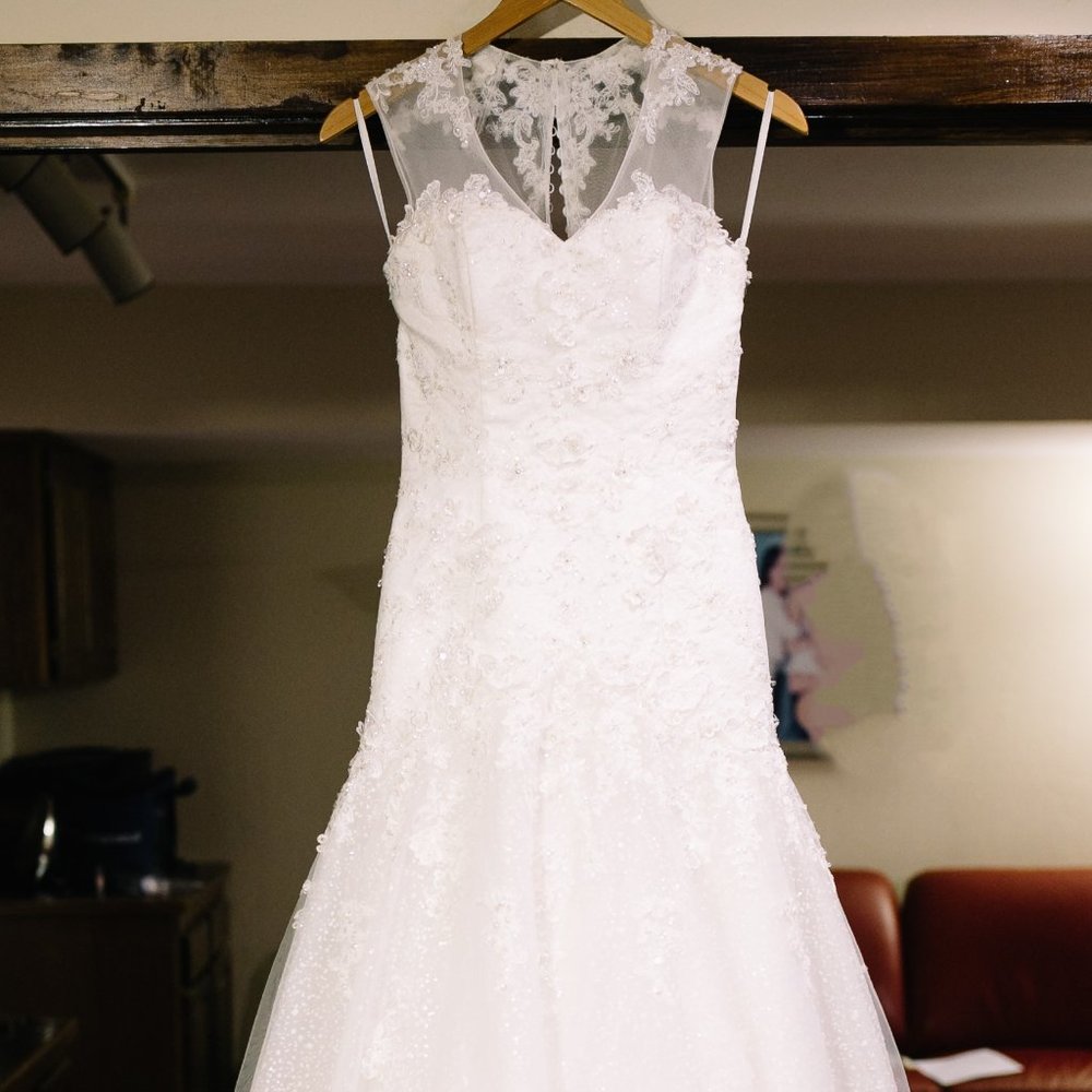 trumpet style wedding dress